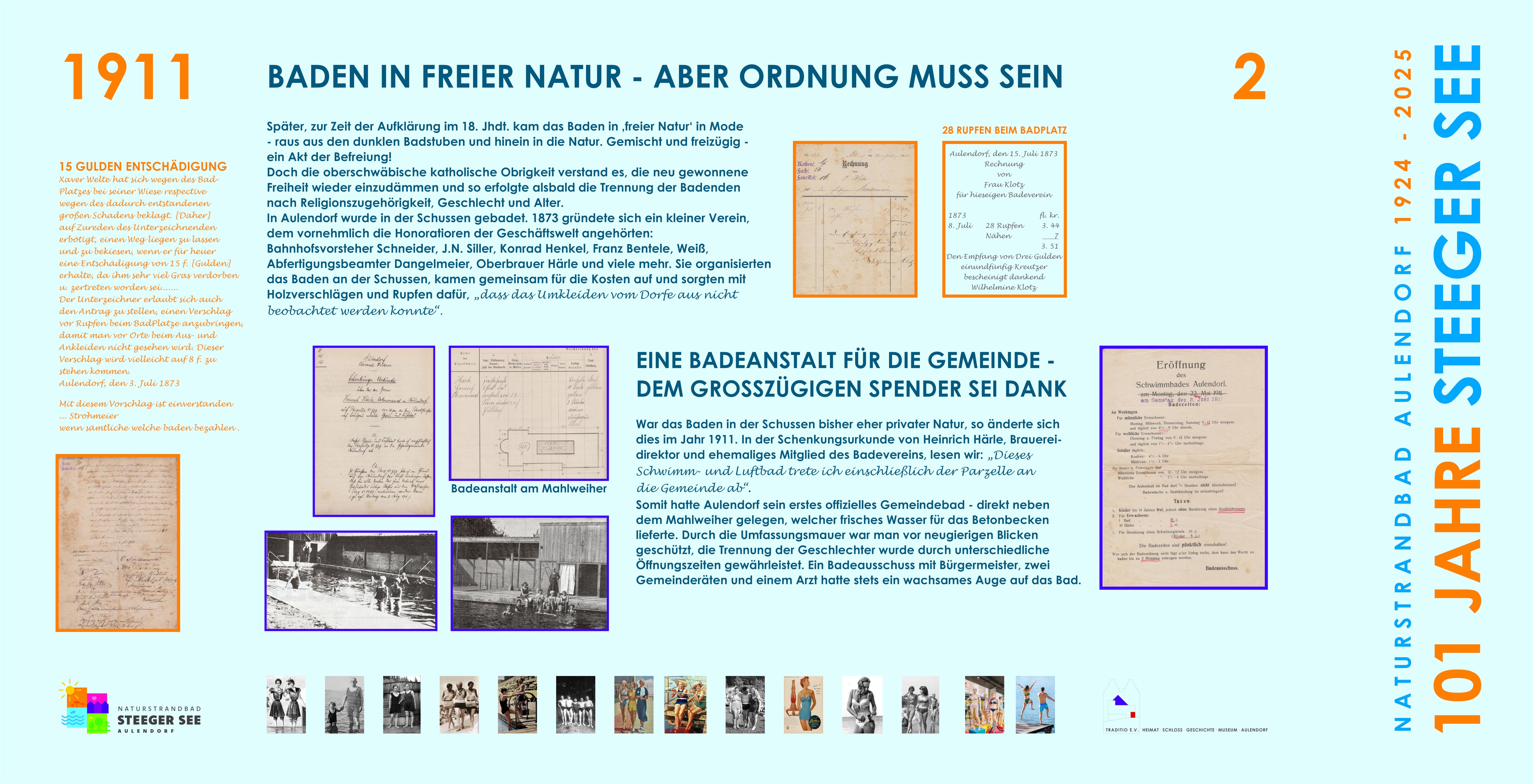 101 Jahre Steeger See - Banner Nr. 2